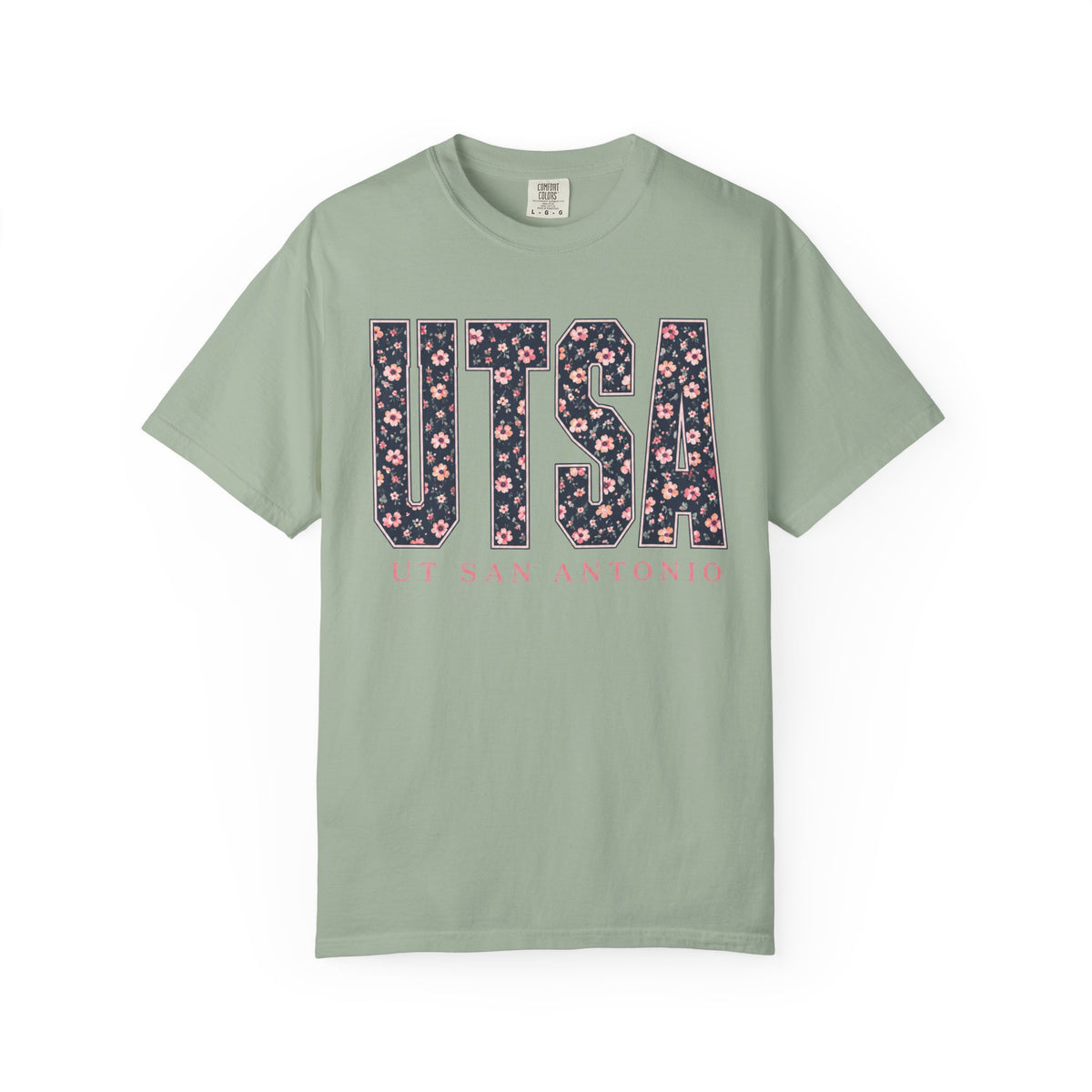 UTSA Floral Logo T‑Shirt — UT San Antonio Collegiate Tee