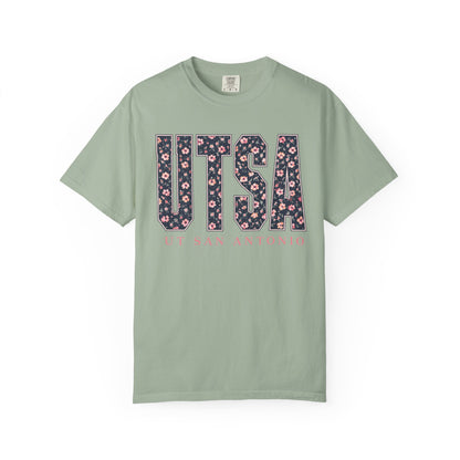 UTSA Floral Logo T‑Shirt — UT San Antonio Collegiate Tee