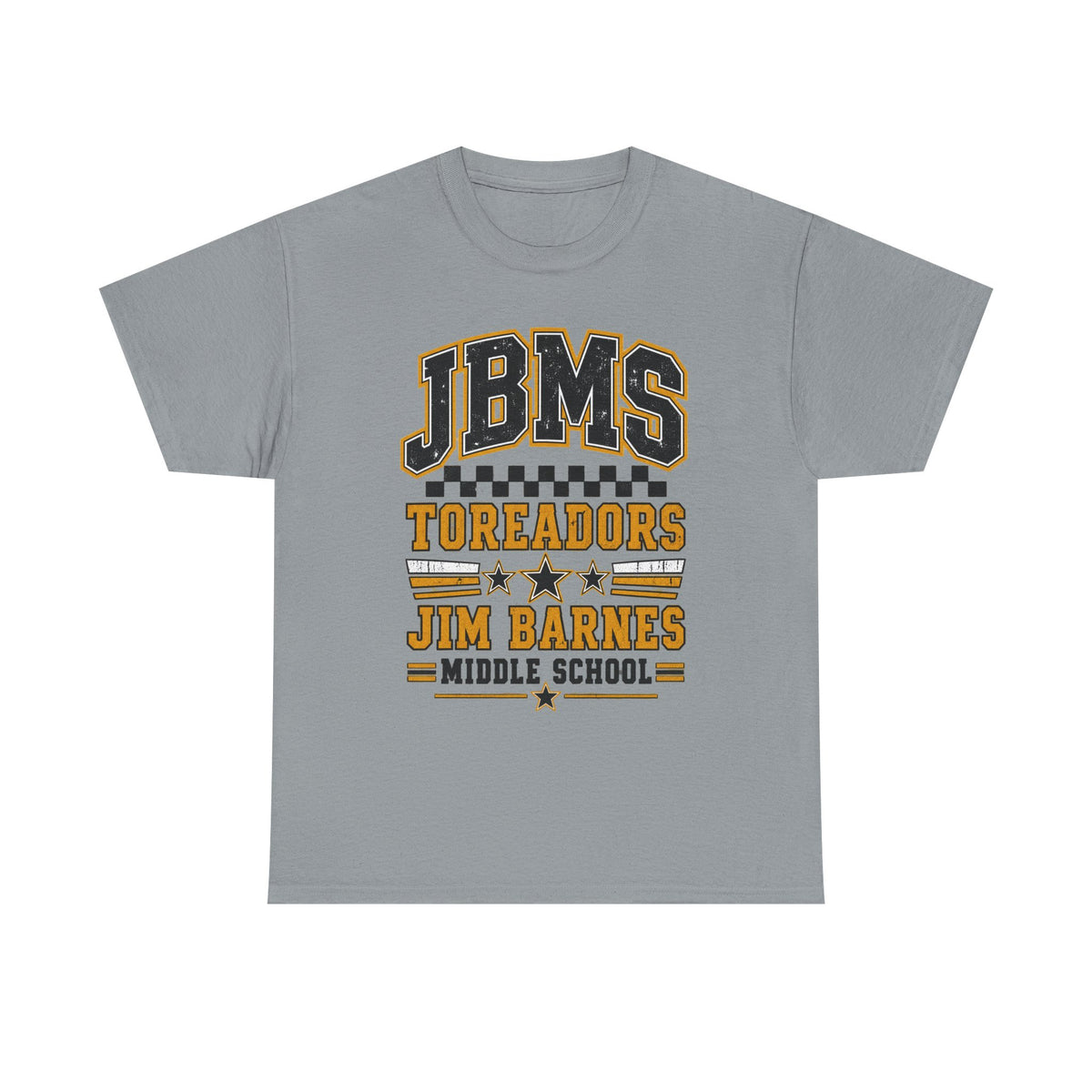 Jim Barnes Middle School Toreadors Tee — JBMS School Spirit T-Shirt