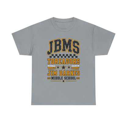 Jim Barnes Middle School Toreadors Tee — JBMS School Spirit T-Shirt