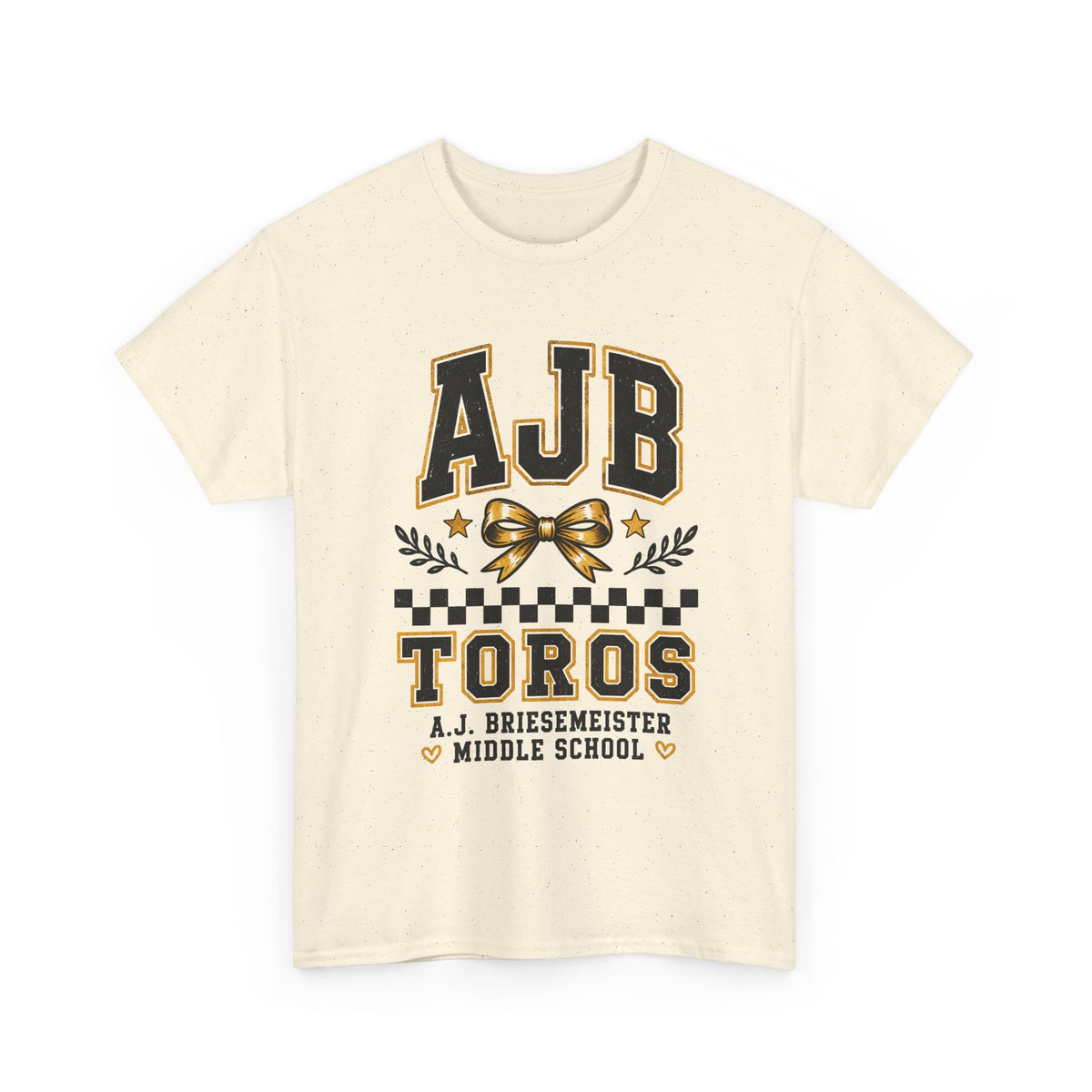 AJB Toros Middle School T-Shirt — AJ Bresemeister School Spirit Tee