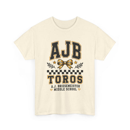 AJB Toros Middle School T-Shirt — AJ Bresemeister School Spirit Tee