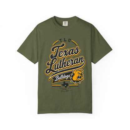 Texas Lutheran Bulldogs Vintage Script T-Shirt