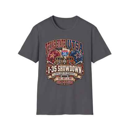 I-35 Showdown Texas State vs UTSA Football T-Shirt