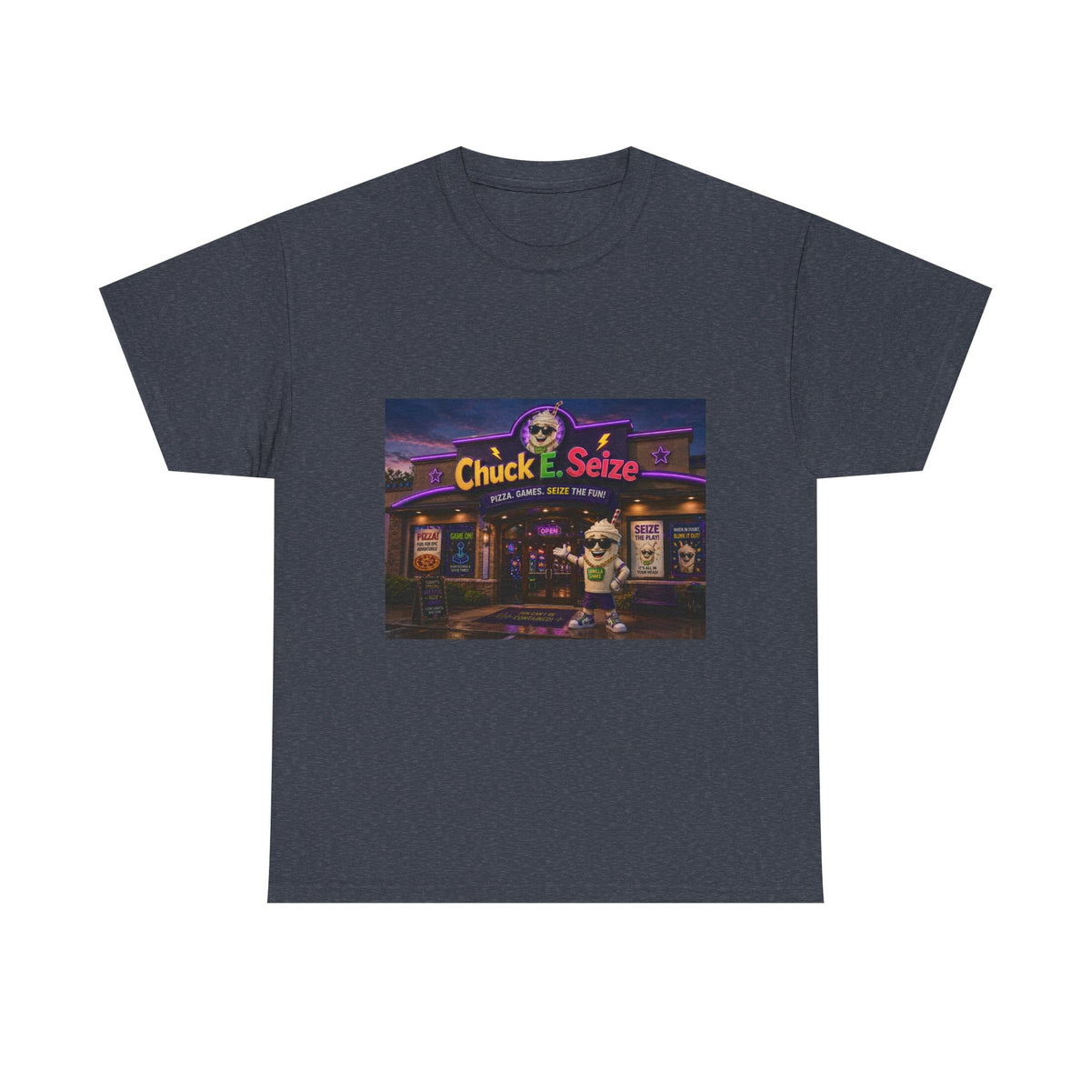 Chuck E. Seize Arcade Night T‑Shirt