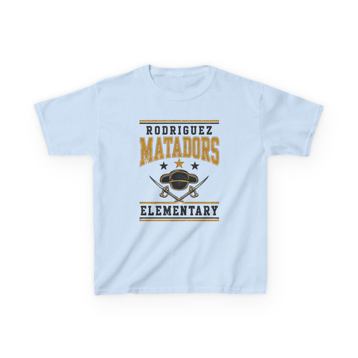 Rodriguez Matadors Elementary Kids T-Shirt — School Spirit Tee