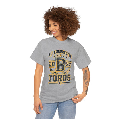 Toros Sports Crest Tee — A.J. Briesemeister Vintage Athletic Shirt