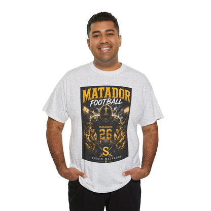 Matador Football Team Tee — Vintage Helmet Graphic Jersey Shirt