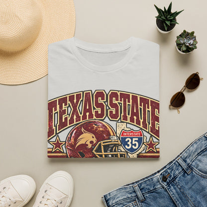 Texas State Bobcats Football T‑Shirt – I‑35 Showdown Game Day Tee