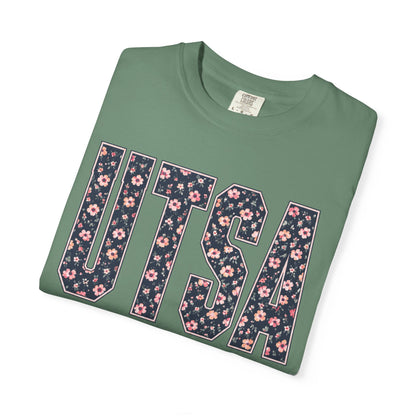 UTSA Floral Logo T‑Shirt — UT San Antonio Collegiate Tee