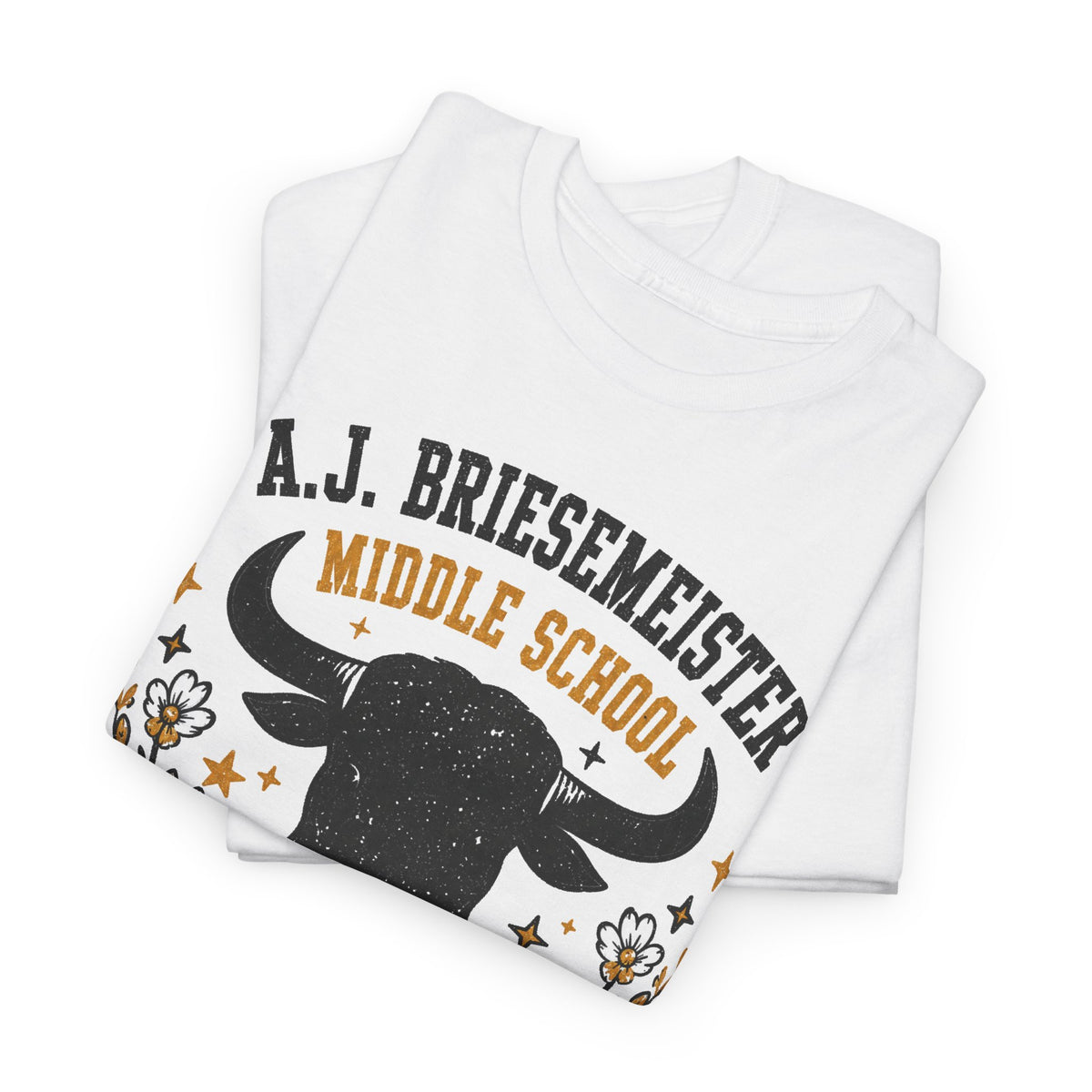 Toros Middle School Tee — A.J. Briesemeister School Spirit T-Shirt
