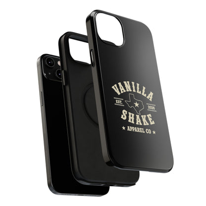 Black w/Ivory Logo lmpact-Resistant Phone Cases