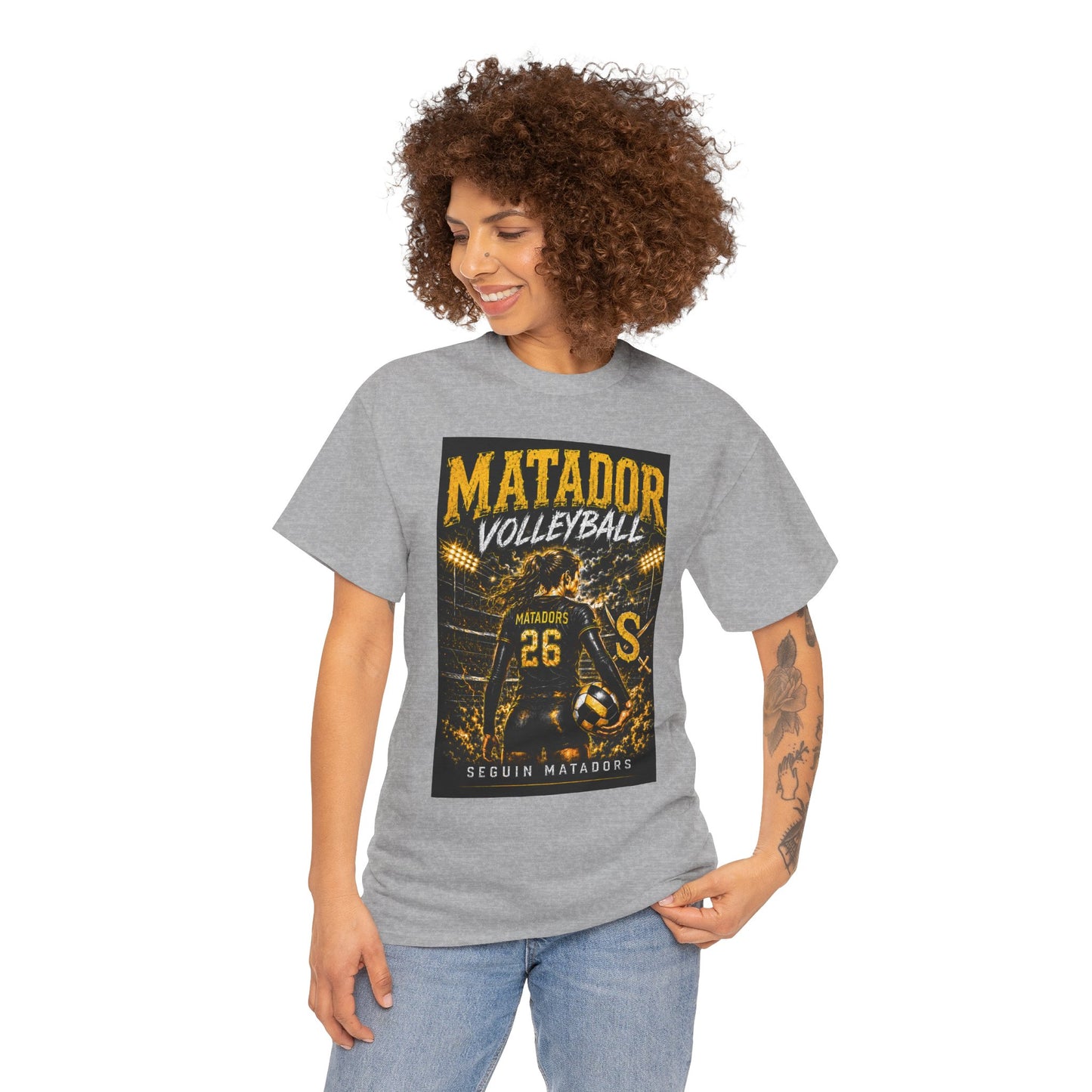 Matador Volleyball Team Tee — Sequoia Matadors Jersey Design
