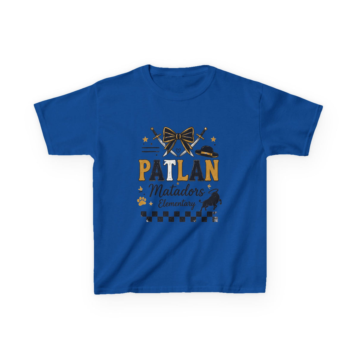Patlan Matadors Elementary Kids T-Shirt — School Spirit Tee