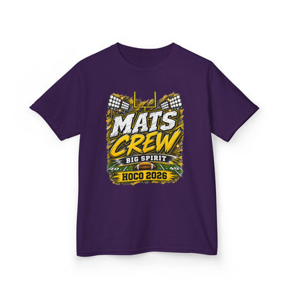 Kids Tee — "Mats Crew Big Spirit Hoco 2026" Football Crewneck