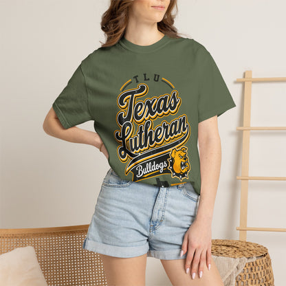 Texas Lutheran Bulldogs Vintage Script T-Shirt
