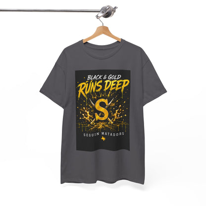 Seguin Matadors 'Black & Gold Runs Deep' T-Shirt