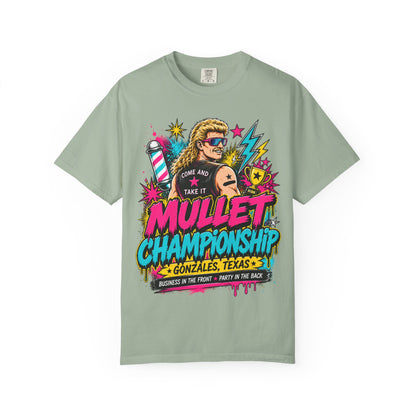 Mullet Championship T-Shirt — "Business in the Front, Party in the Back" Retro Graphic Tee