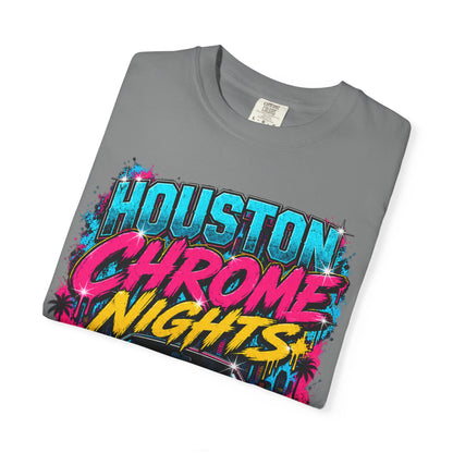 Houston Chrome Nights T-Shirt — Texas Night Ride Classic Car Tee