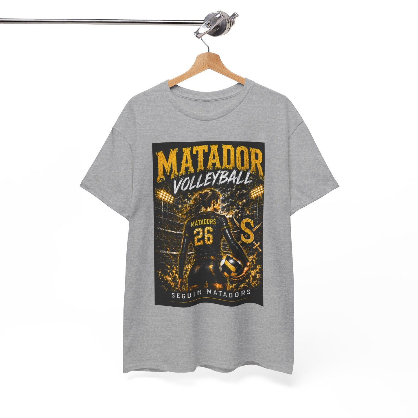 Matador Volleyball Team Tee — Sequoia Matadors Jersey Design