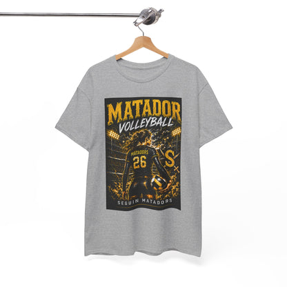 Matador Volleyball Team Tee — Sequoia Matadors Jersey Design