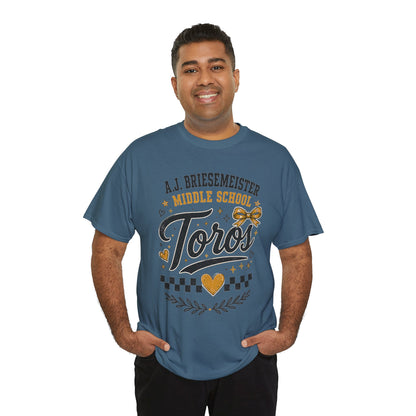 Toros Middle School Tee — L.J. Briesemaster School Spirit Shirt