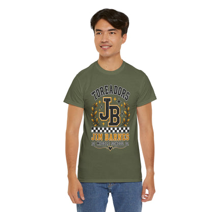 Toreadors JB Jim Barnes Middle School Tee — School Spirit Graphic T-Shirt