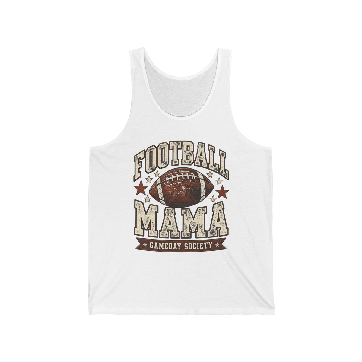Football Mama Tank Top — Vintage Gameday Jersey Tank (Custom Name & Number)