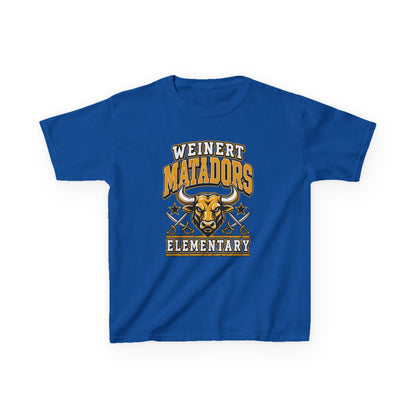 Weinert Matadors Elementary Kids T-Shirt — School Mascot Tee