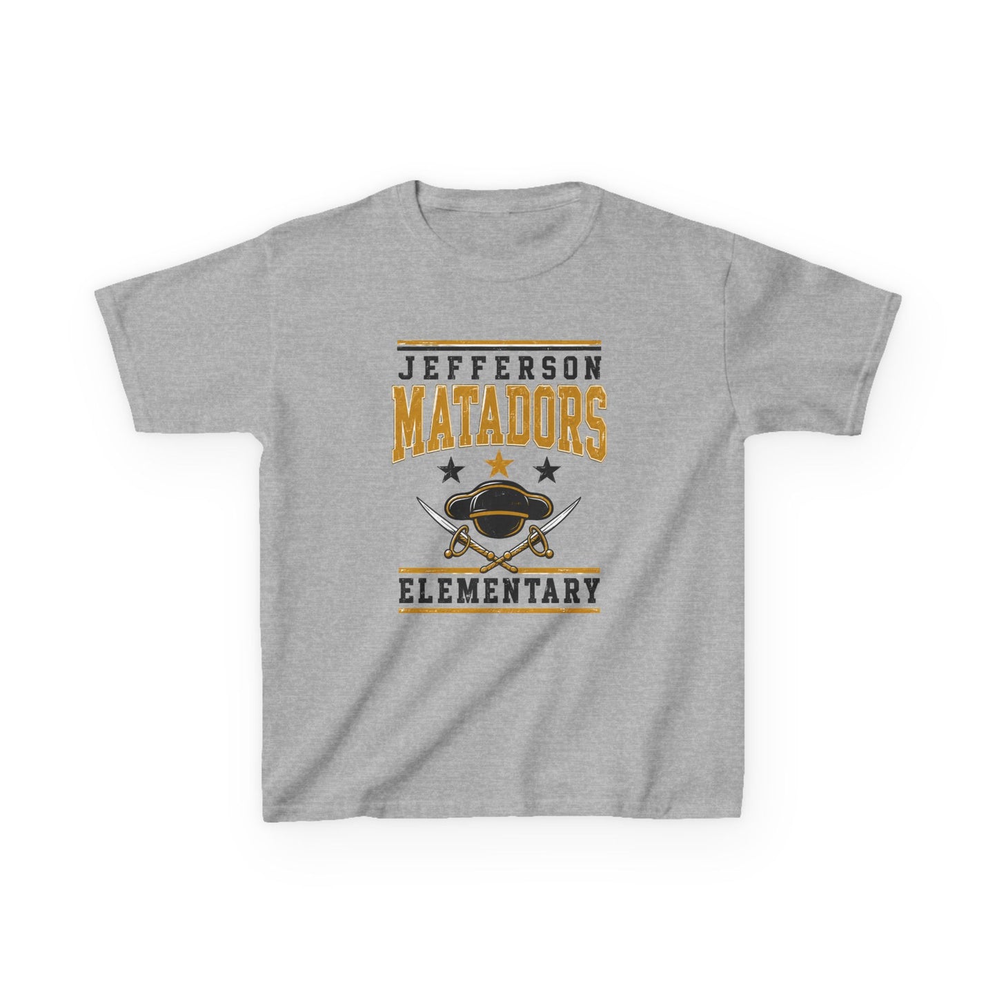 Jefferson Matadors Elementary Kids T-Shirt — School Spirit Tee