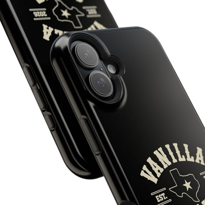 Black w/Ivory Logo lmpact-Resistant Phone Cases