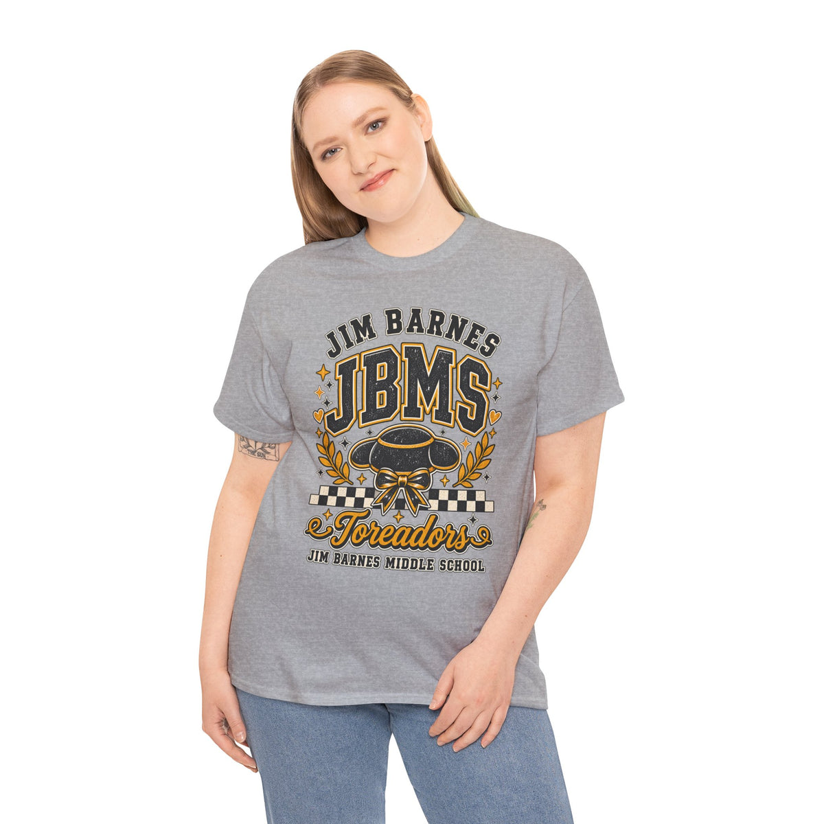 Jim Barnes JBMS Toreadors Middle School T-Shirt