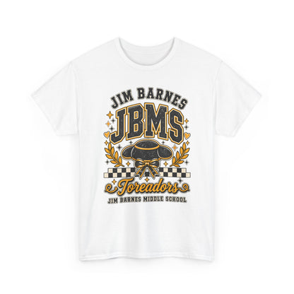Jim Barnes JBMS Toreadors Middle School T-Shirt