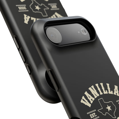 Black w/Ivory Logo lmpact-Resistant Phone Cases
