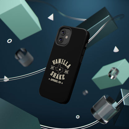 Black w/Ivory Logo lmpact-Resistant Phone Cases