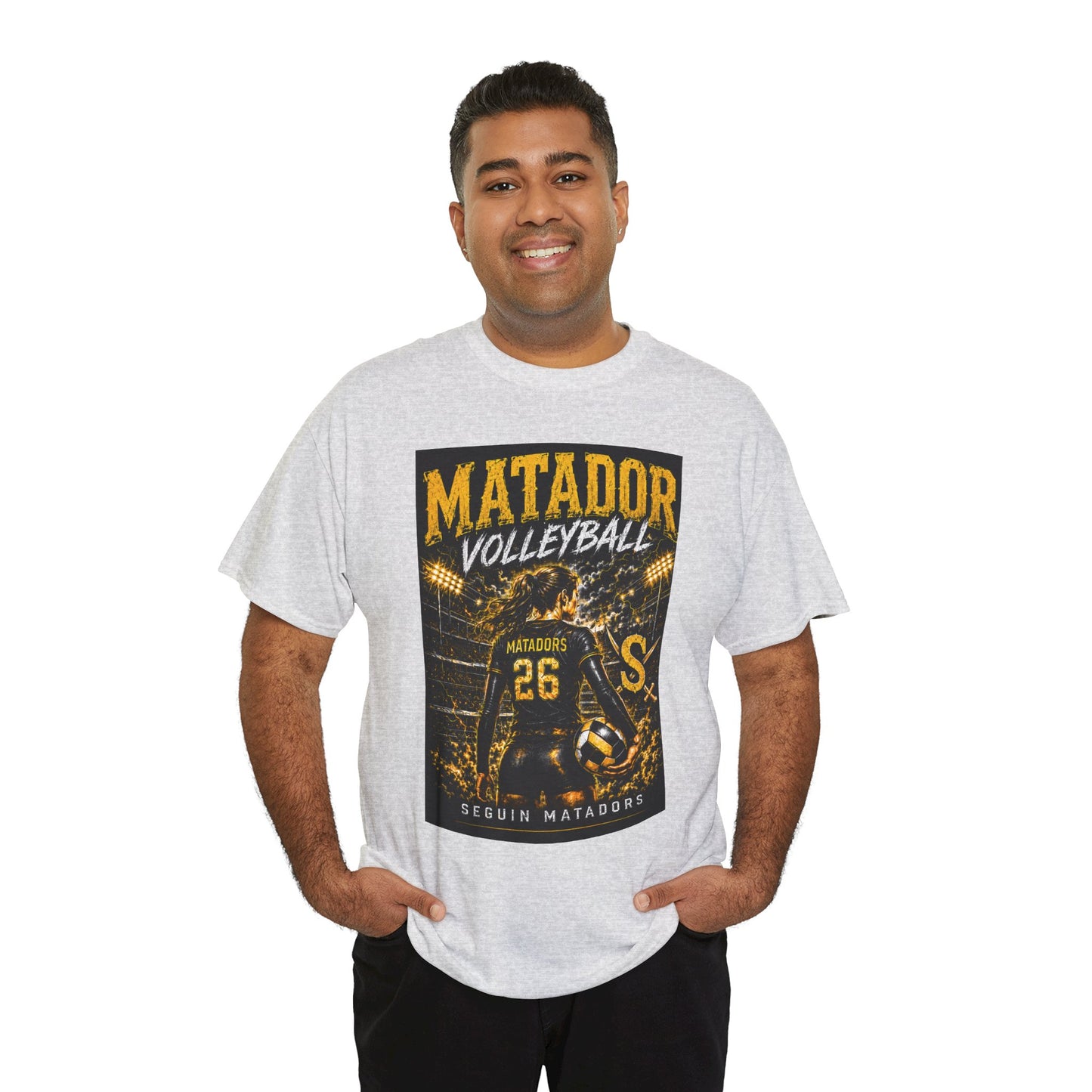Matador Volleyball Team Tee — Sequoia Matadors Jersey Design
