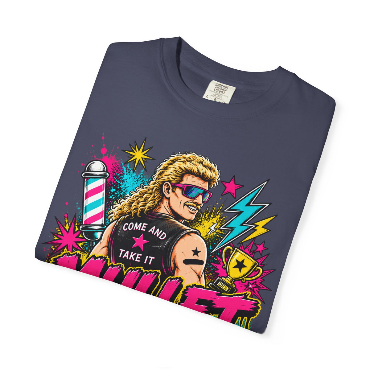 Mullet Championship T-Shirt — "Business in the Front, Party in the Back" Retro Graphic Tee