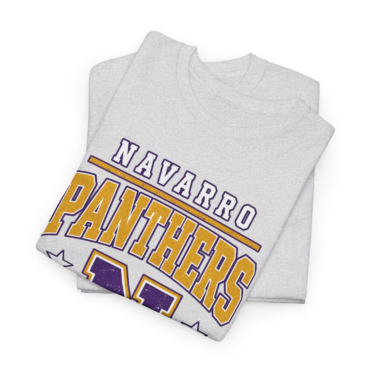 Navarro Panthers High School Tee — Retro Letterman N Design