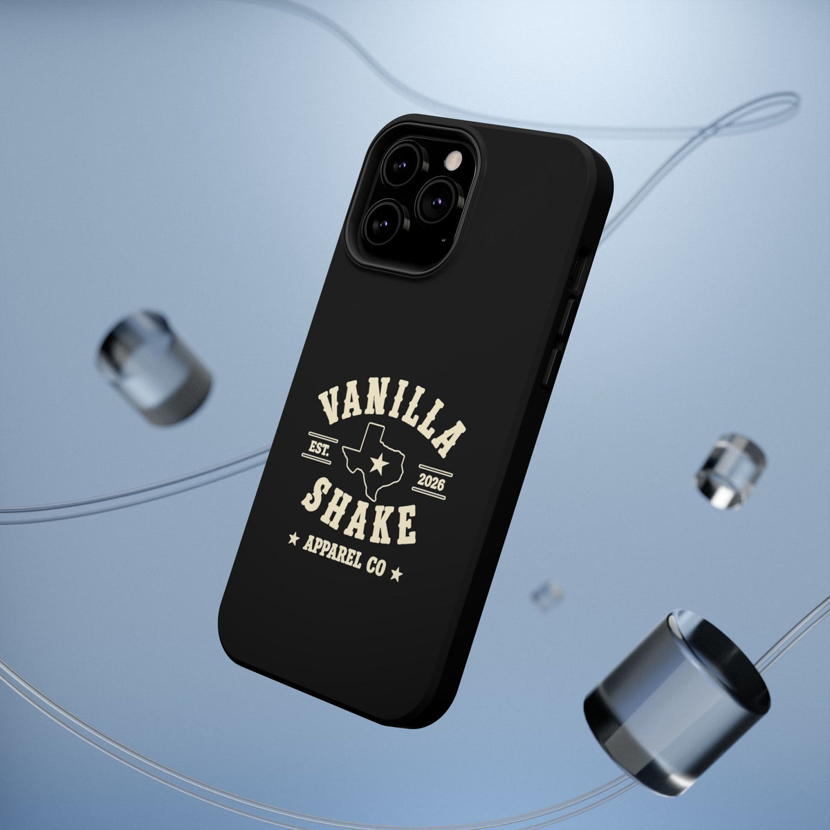 Black w/Ivory Logo lmpact-Resistant Phone Cases