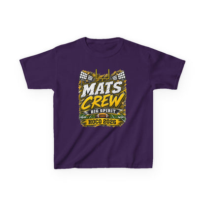 Kids Tee — "Mats Crew Big Spirit Hoco 2026" Football Crewneck