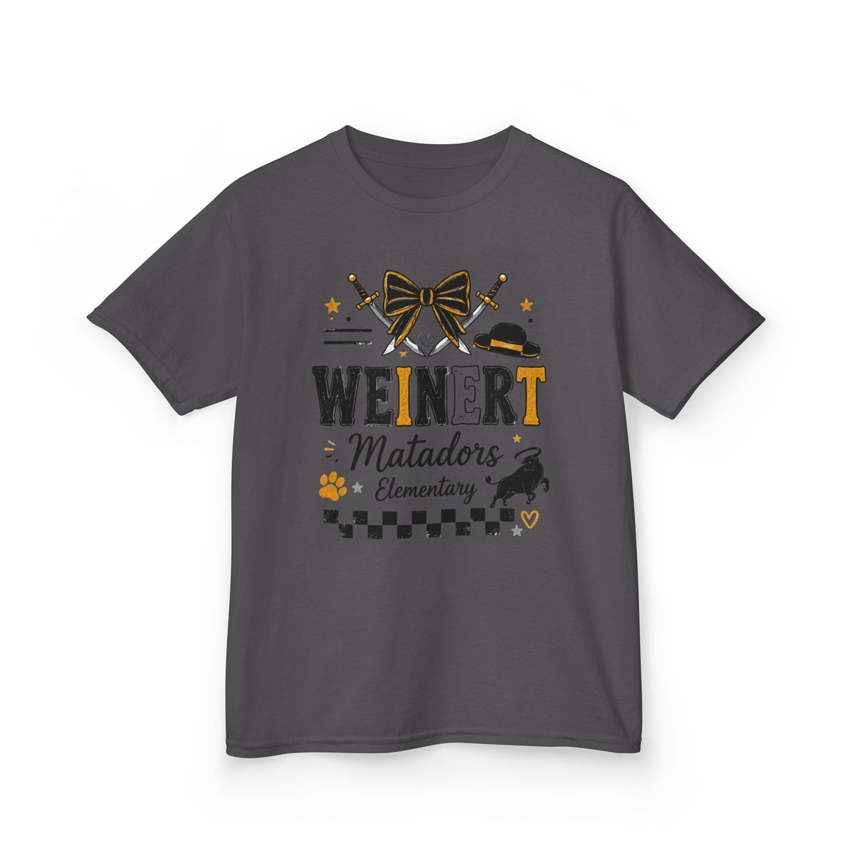 Matadors Elementary Kids T‑Shirt – 'Weinert' School Spirit Tee