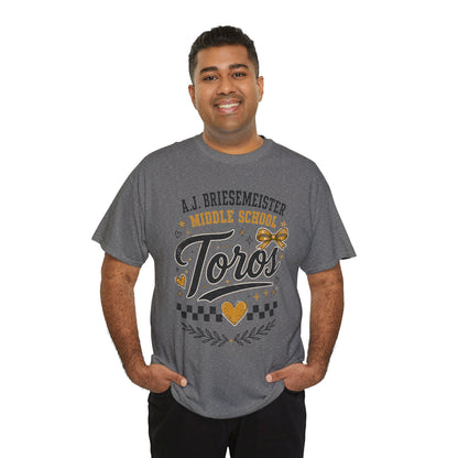 Toros Middle School Tee — L.J. Briesemaster School Spirit Shirt