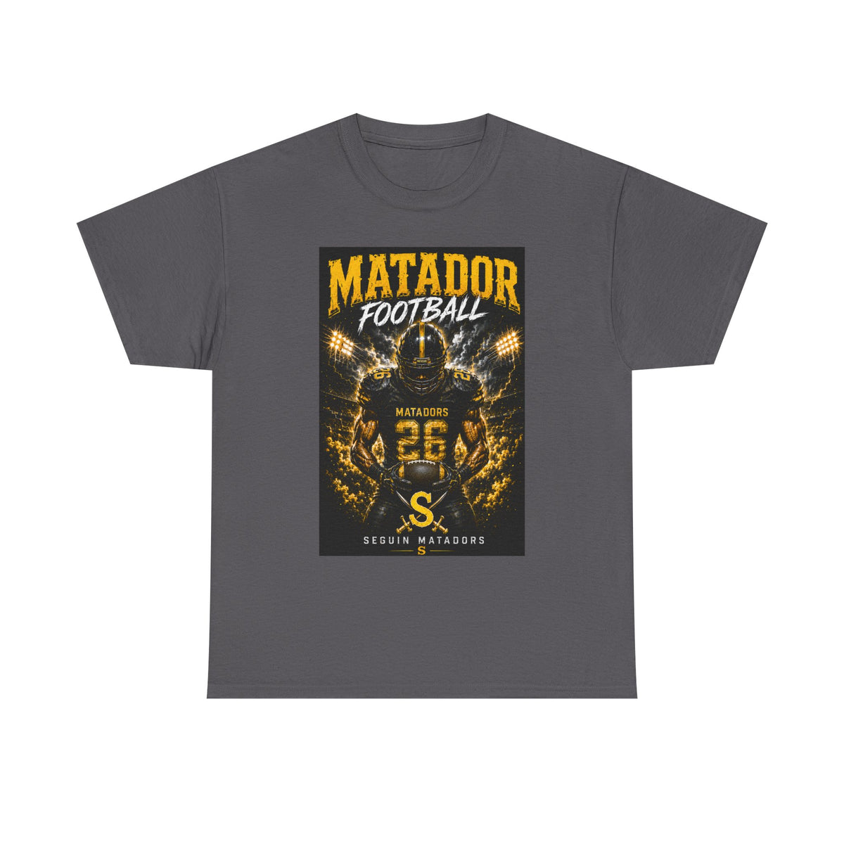 Matador Football Team Tee — Vintage Helmet Graphic Jersey Shirt