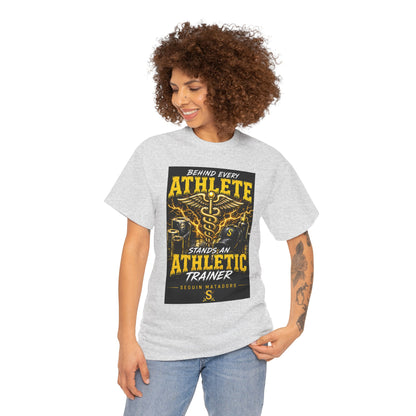 Athletic Trainer T‑Shirt — "Behind Every Athlete Stands an Athletic Trainer" Motivational Tee