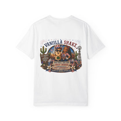 Mr. & Mrs. Shake 4th of July Unisex Garment-Dyed T-shirt