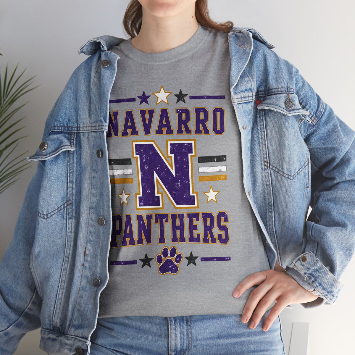 Navarro Panthers N Logo T-Shirt — School Spirit Tee