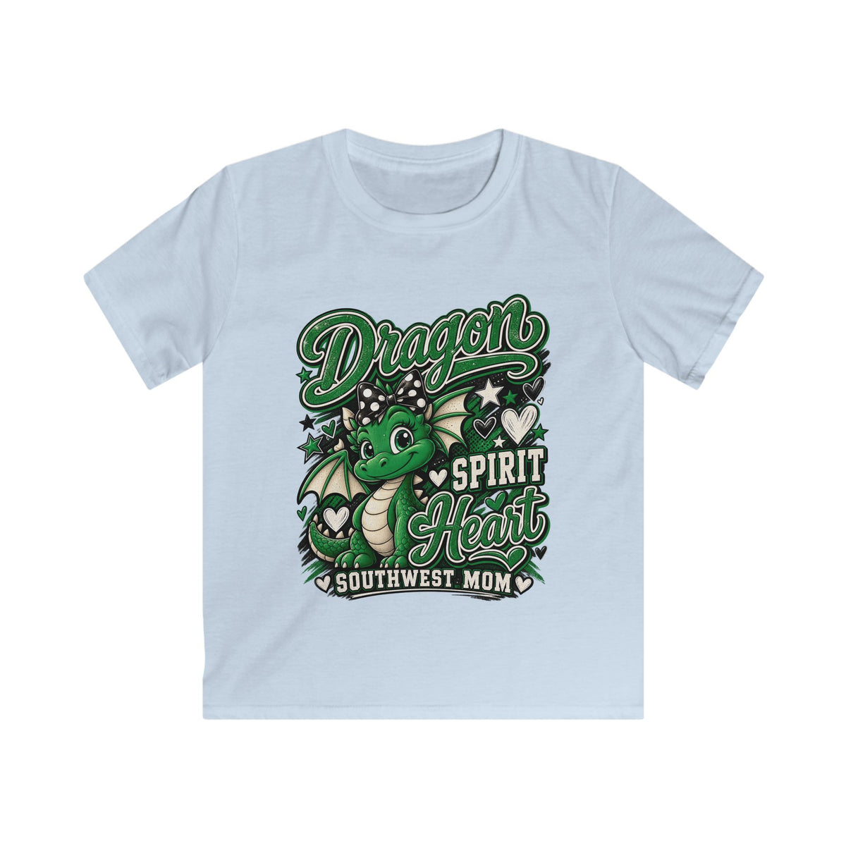 Kids Dragon Spirit Tee — "Dragon Spirit Heart" Southwest Mom Youth T-Shirt