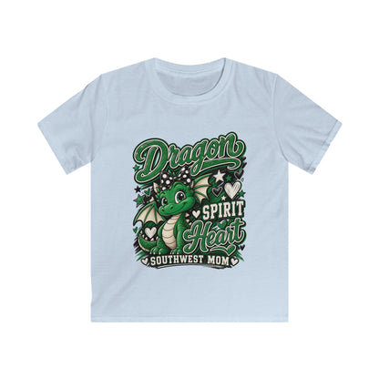 Kids Dragon Spirit Tee — "Dragon Spirit Heart" Southwest Mom Youth T-Shirt