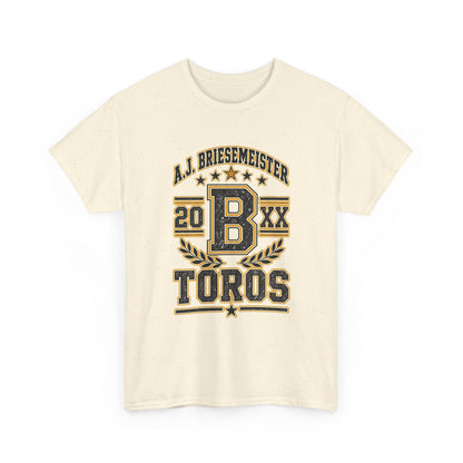 Toros Sports Crest Tee — A.J. Briesemeister Vintage Athletic Shirt