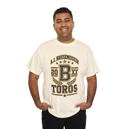 Toros Sports Crest Tee — A.J. Briesemeister Vintage Athletic Shirt